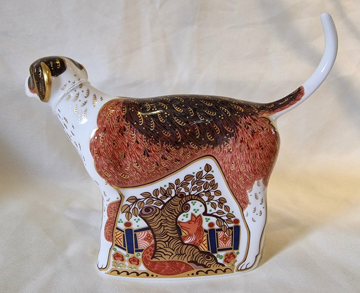 Crown Derby Foxhound.