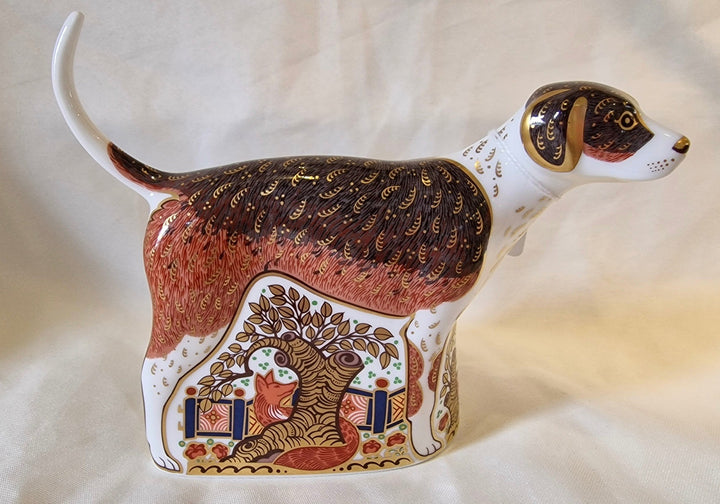 Crown Derby Foxhound.