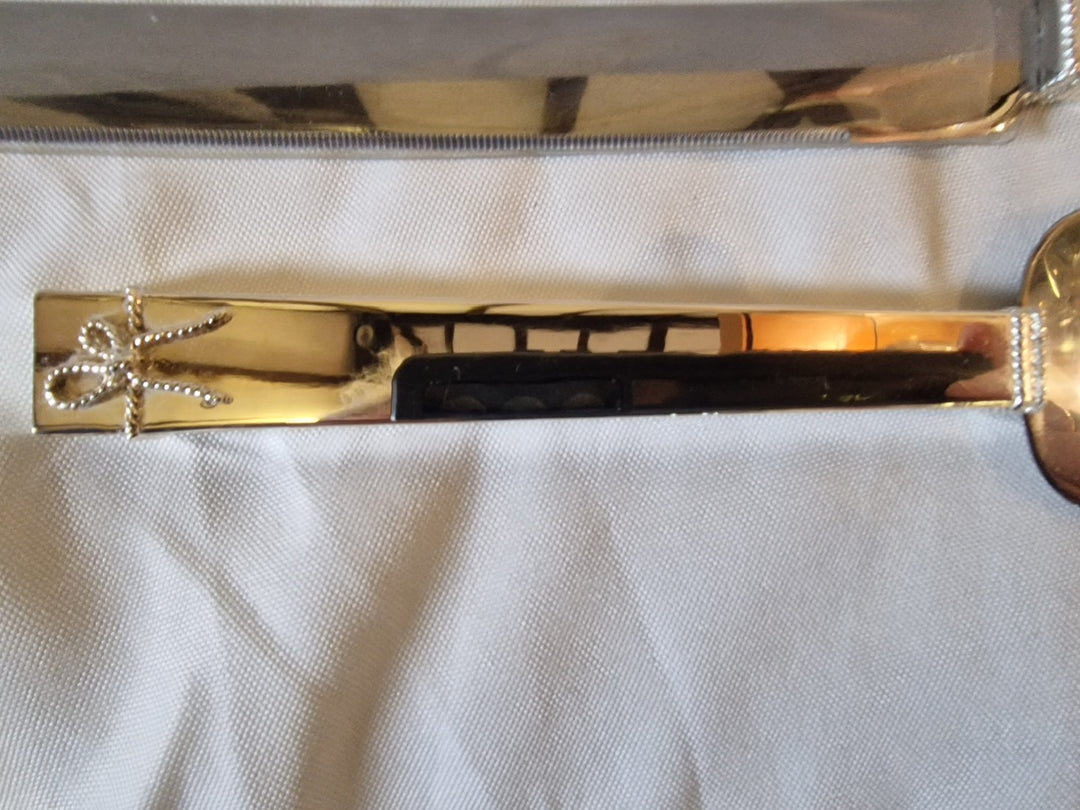 Silver Plated Cake Knife Set