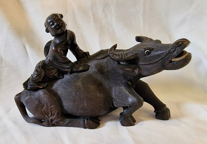 19 century Chinese Carved Hardwood Figure