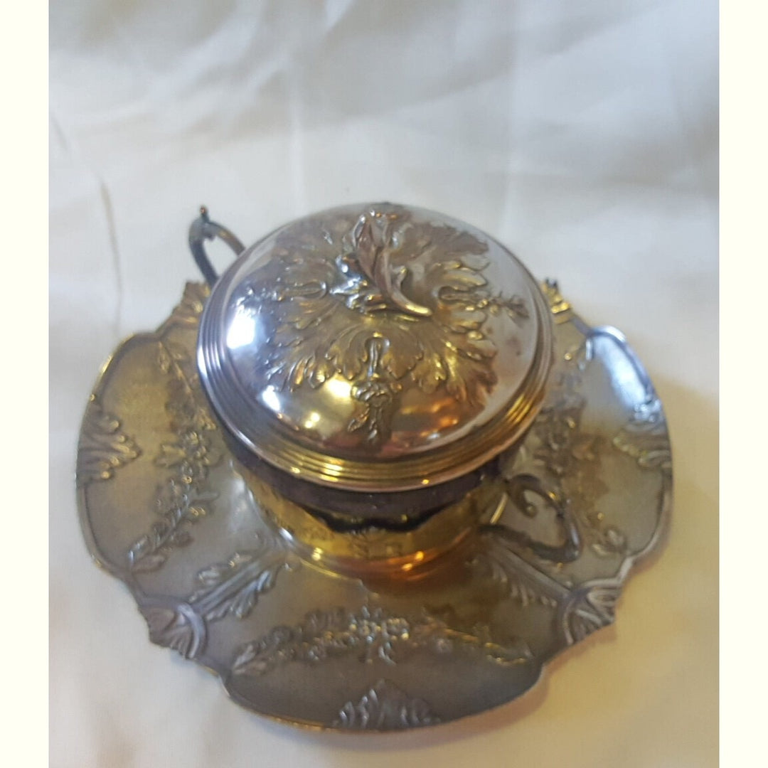 French Pewter Sugar Bowl