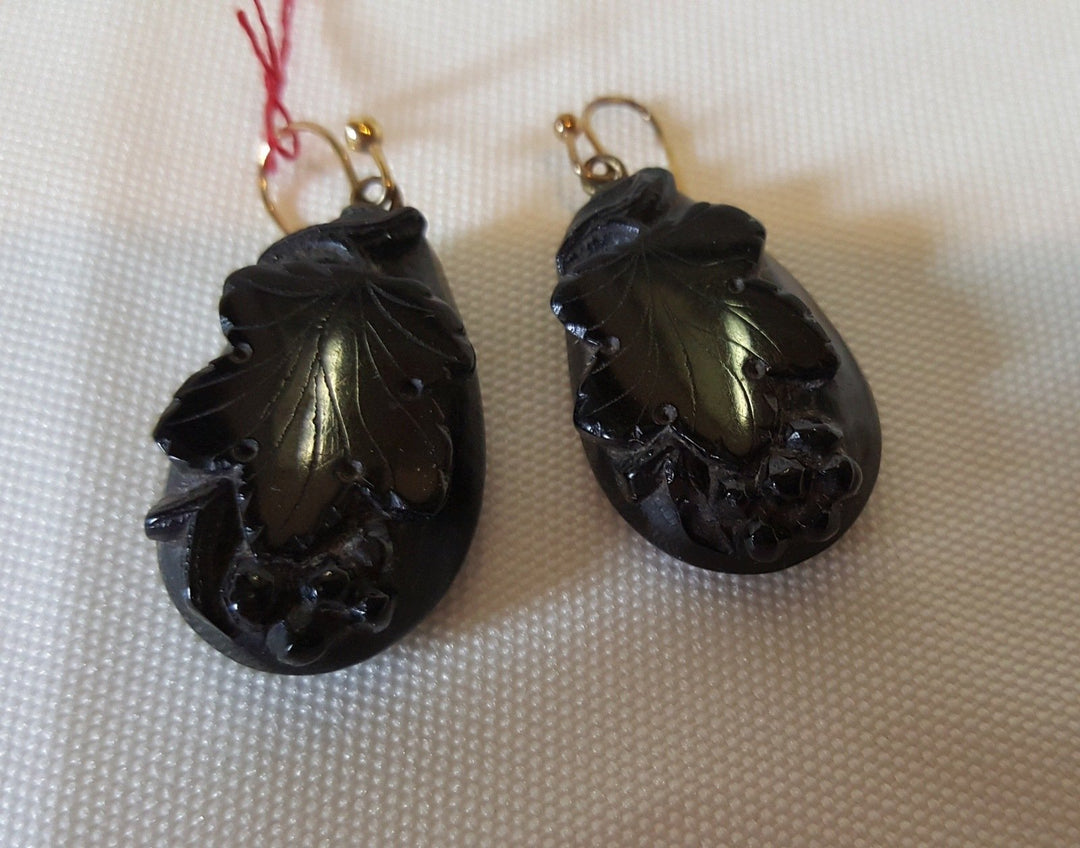 Whitby Jet Earings