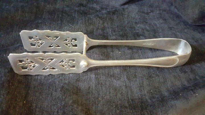 Silver Plated Asparagus Tongs